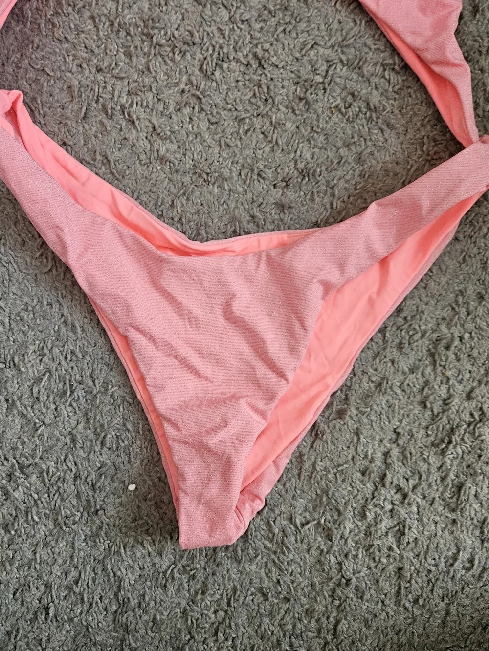Beach Bunny Kendall Glitter Monokini - Pink Size M - Picture 5 of 6